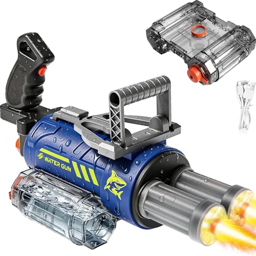 Voice-Controlled Gatling Water Gun