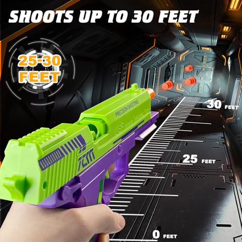 Toy Gun with Automatic Reloading Rebound Shell Ejecting and Soft Foam Blaster, Ideal for Shooting Games, Education Model Toys, Gift for Kids Boys Girls by NUOLPIOM - Image 4