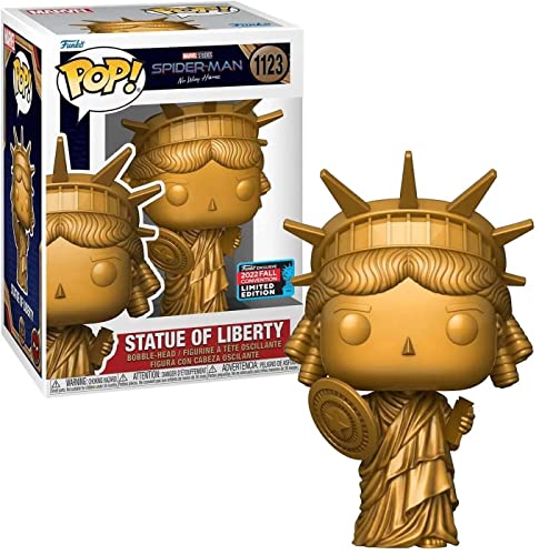 Funko Pop! Marvel: Spider-Man: No Way Home - Lady Liberty With Shield - Spiderman No Way Home - Exclusiva Amazon - Figura De Vinilo Coleccionable - Idea De Regalo- Mercancia Oficial - Movies Fans
