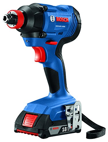 Bosch GXL18V-232B22 18V 2-Tool Kit with 1/2 In. Compact Tough Drill/Driver, 1/4 In. and 1/2 In. Two-In-One Bit/Socket Impact Driver and (2) 2.0 Ah Batteries