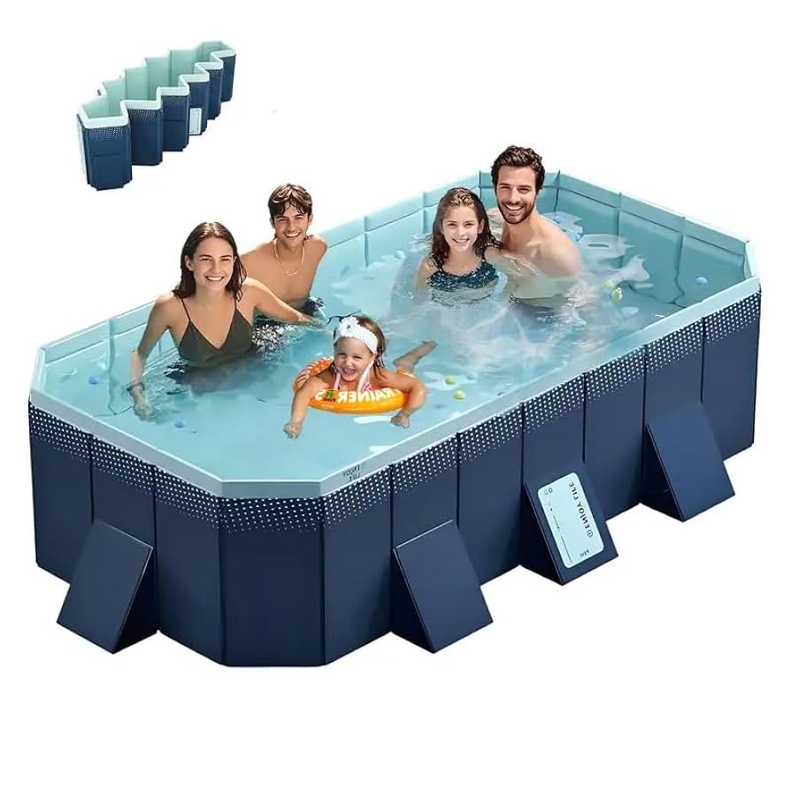 【匿名配送】Swimming Pool 匿名配送】Swimming Pool Amazon.com: Foldable Swimming Pool