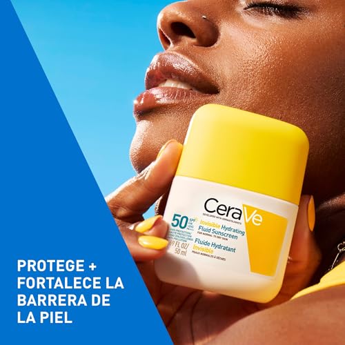 Miniatura 3 de CeraVe, Fluido Protector Invisible Hidratante SPF50, UVB + UVA, 50 ml
