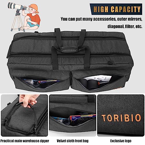 TORIBIO Large Telescope Case Bag, 40.2" Padded Storage Bags and Telescope Carrying Case for Telescope, Telescope Travel Bag Handbag with Pockets & Buckled Straps to Easily Secure Optical Tube & Tripod by TORIBIO - Image 4