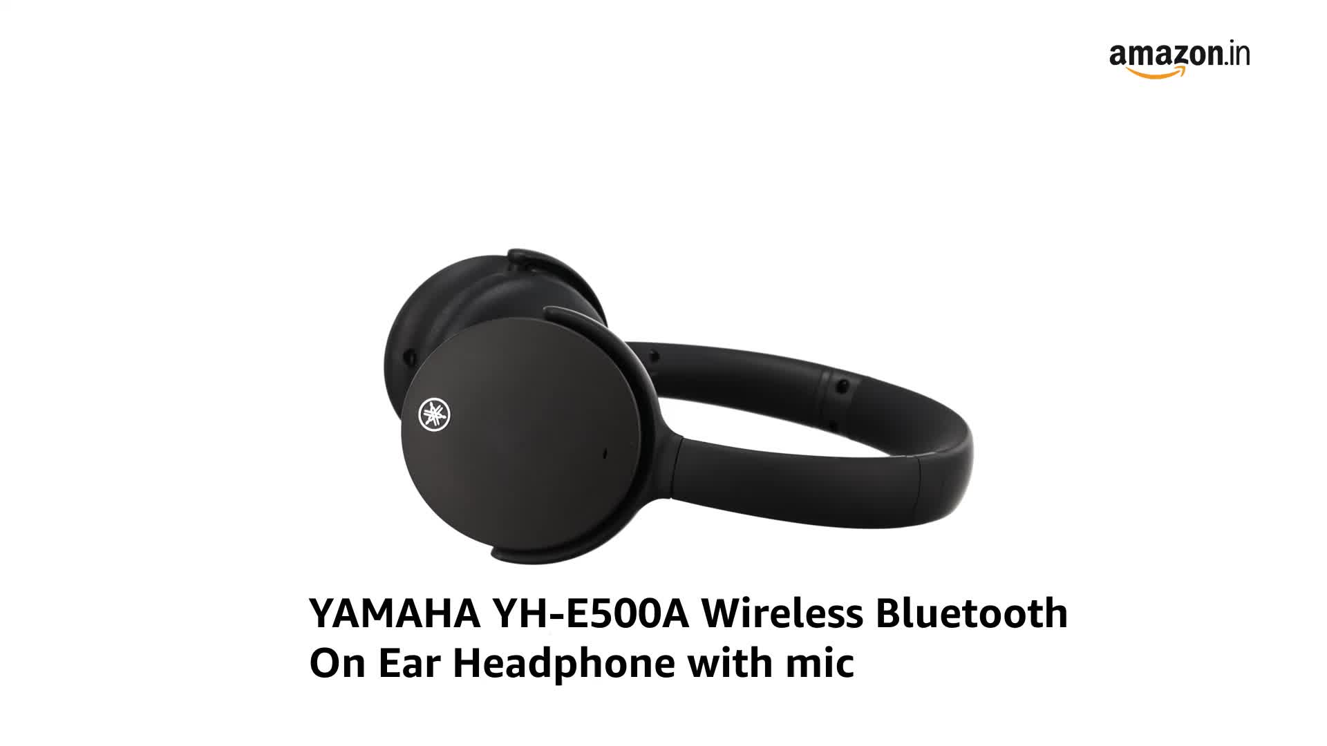 Yamaha YH-E500A Wireless Bluetooth On Ear Headphone with mic