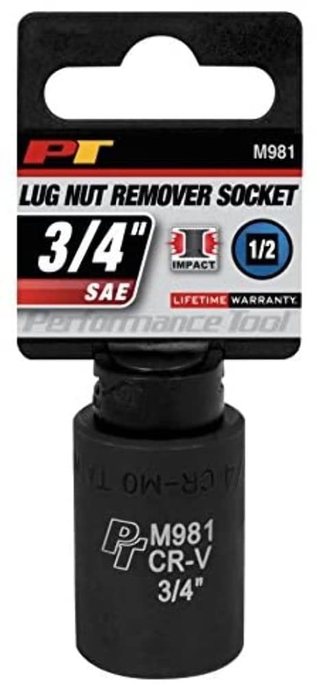 Amazon.com: Performance Tool M981 Lug Nut Remover Socket (3/4-Inch 