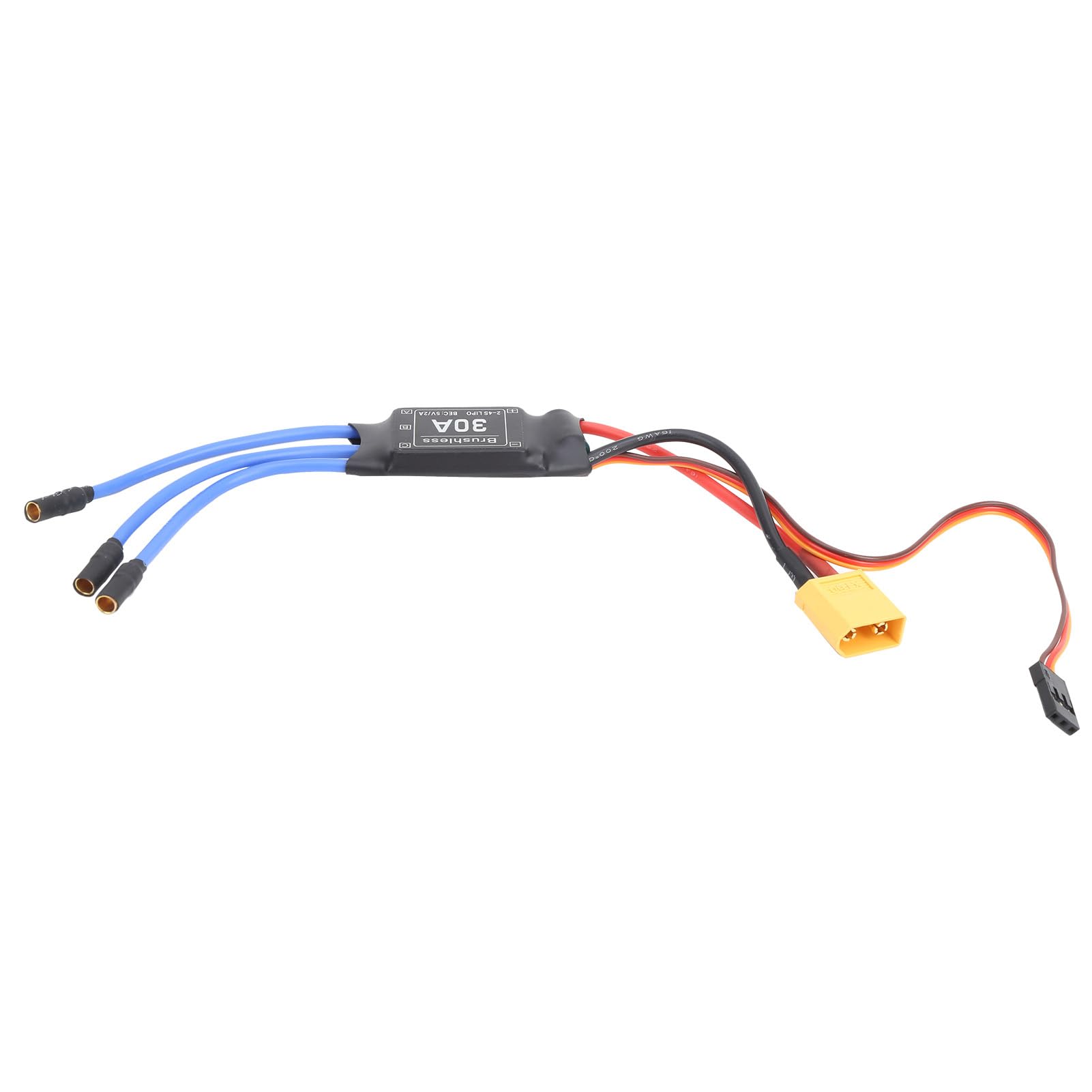 Alomejor 30A Brushless ESC XT60 Electronic Speed Controller for RC Remote Control Drone Helicopter FPV, Default - Image 4