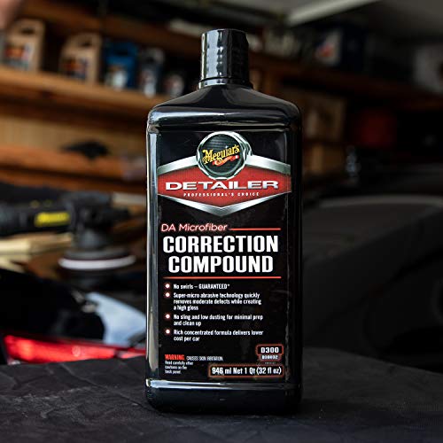 Meguiar's D30032 Da (Dual Action) Microfiber Correction Compound - 32 Oz Bottle #TOP3