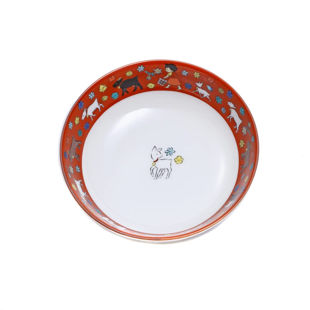 Kutani Ware Heidi Alps Girl Small Plate Kozara 4.8in Licensed Japan Dish