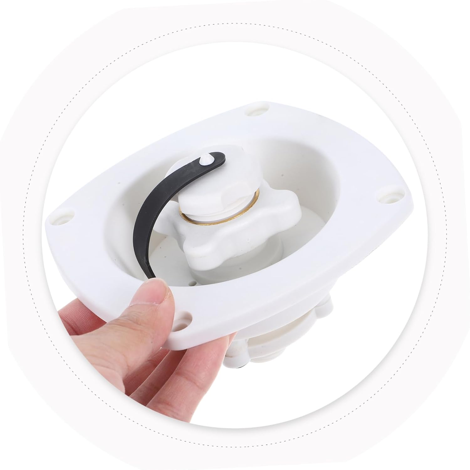 White Camper Water Fill Inlet Rv Water Fill Inlet Water Fill Inlet Pp Trailer Water Fill Inlet