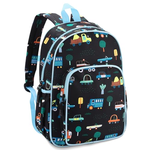 RAVUO Kids Backpack for Girls Boys, Cute Toddler School Bag Bookbag W Chest Strap