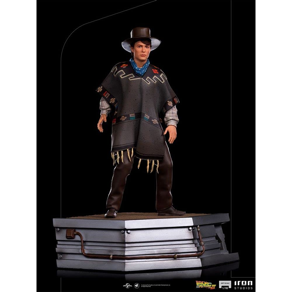 Iron Studio Retour-Vers LE Futur 3 - Marty Mcfly - Statuette 1:10 Kunstwaage - 23 cm