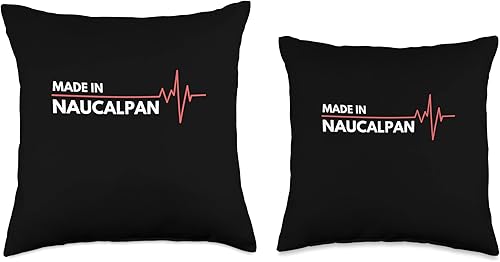 Miniatura 3 de Made In Naucalpan Mexico Co. Inc. Made in Naucalpan Mexico Place of Birth Throw Pillow, 16x16, Multicolor
