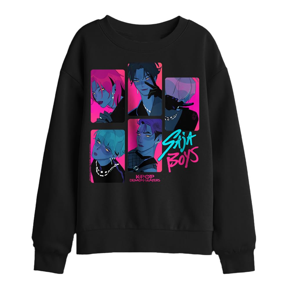 Netflix - Kids Sweatshirt - Kpop Demon Hunters - Black - 7-8 Years