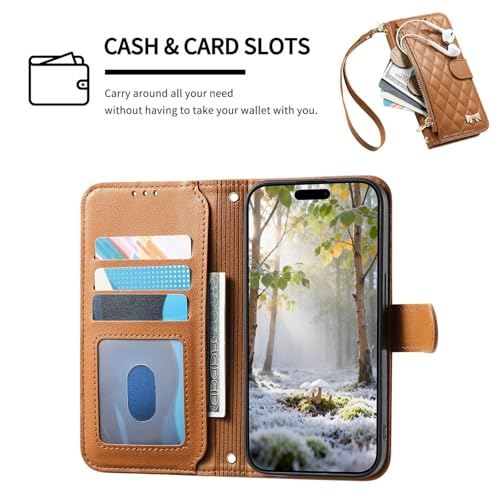 Étui pour Samsung S24 Plus violet avec fentes cartes et fermeture magnétique