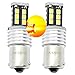 MCK Auto - Reemplazo para PY21W 581 BAU15S LED CanBus Conjunto de bombillas naranjas muy claras y sin errores compatibles con F30 F31