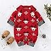 MEIYOUMK Pull Noël Enfant Combinaison Noël Tricotée de Style Noël à Manches Longues Noël pour Les Nourrissons et Les Tout-Petits Vêtements Bébé Naissance Hiver Noël Pull Adorable Modèle Noël (0-24M)