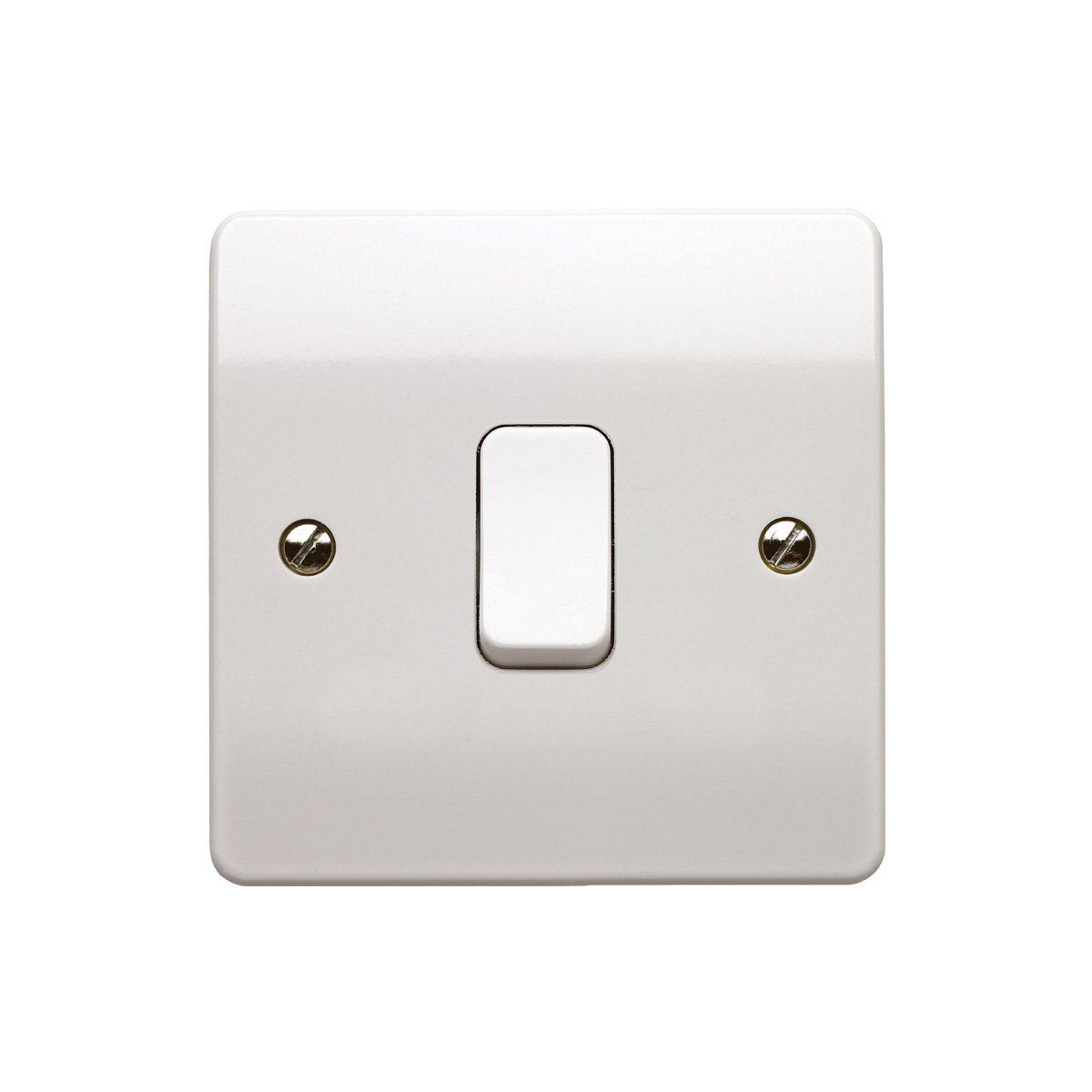 MK 10A 1G SP 1 Way Plateswitch K4870 WHI