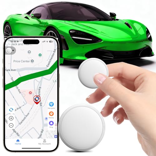Mini GPS Tracker for Vehicles, Cars, Kids, Pets & Personal Items | Real-Time Tracking | No Monthly Fee or Subscription | Magnetic Hidden GPS Device with Long Standby, App Control & Waterproof Design