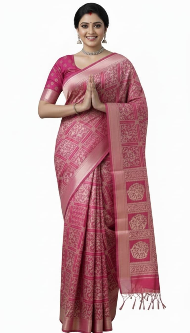 Soft Silk Saree with Zari Work | Fancy, Lightweight Daily/REGULER Wear Sari | Comfort Dola/Art Silk Look,Fancy Art Silk Blend SAREES,Silk Blend Saree, Lightweight.