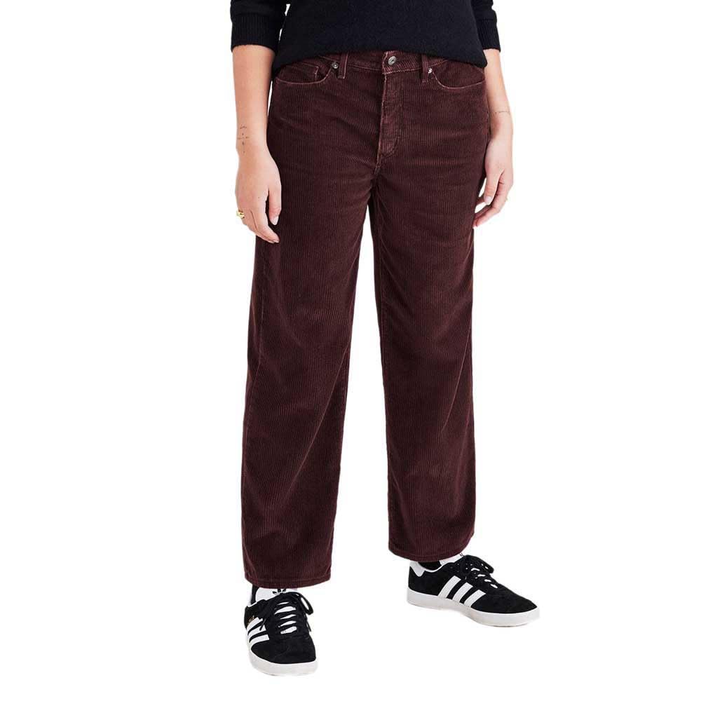 High Waist Jean Cut Straight Fit Pantolon Klasik Pantolon Kadın