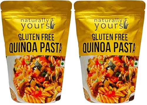 Image of Naturally Yours Gluten Free Quinoa Pasta | 40% Quinoa | No Maida, No Onion No Garlic, Jain Friendly, Vegan, Preservative Free | High Protein & Antioxidants | Non-Sticky | 200g Pack of 6