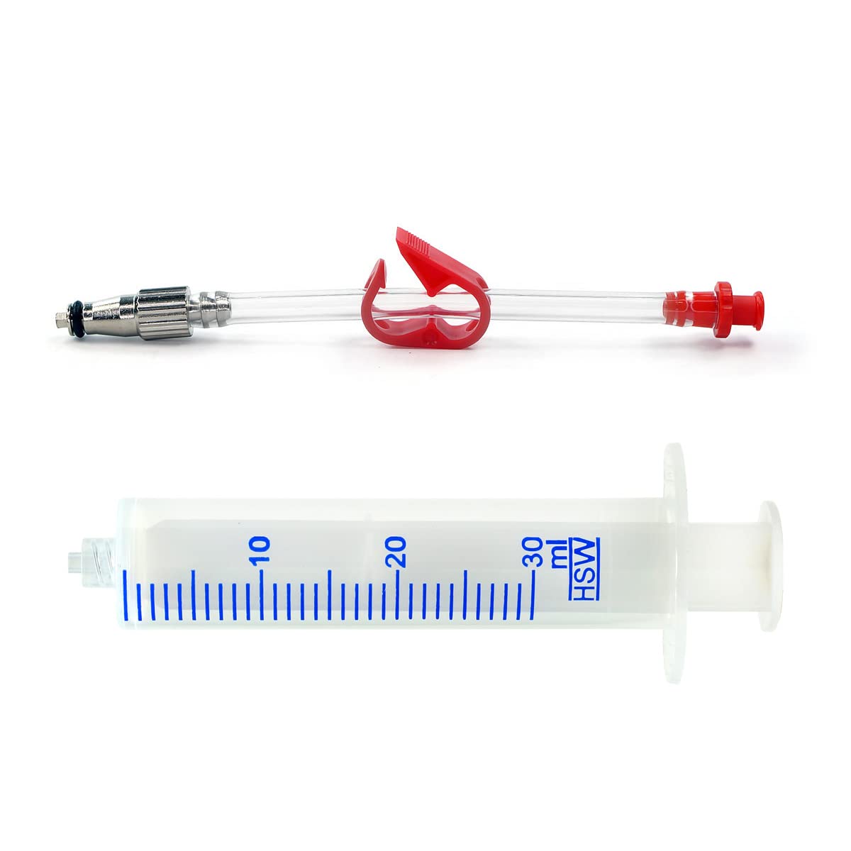 EpicBleed Tool for Reverb 1x Remote Seat Post Lever - Bleeding Edge Compatible - Requires RockShox Reverb Bleed Kit - Includes 30ml Locking Syringe