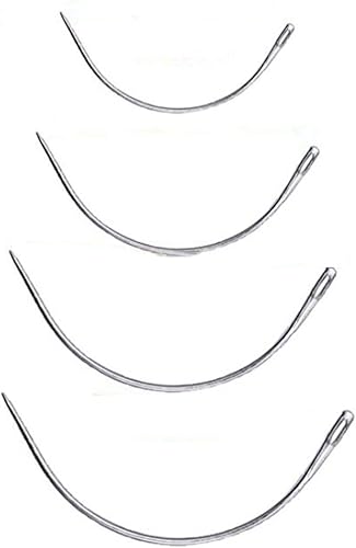 Miniatura 2 de ShanLily Agujas de coser curvadas de cuero tipo C agujas para alfombras de cuero de lona de reparación de manualidades de tejido