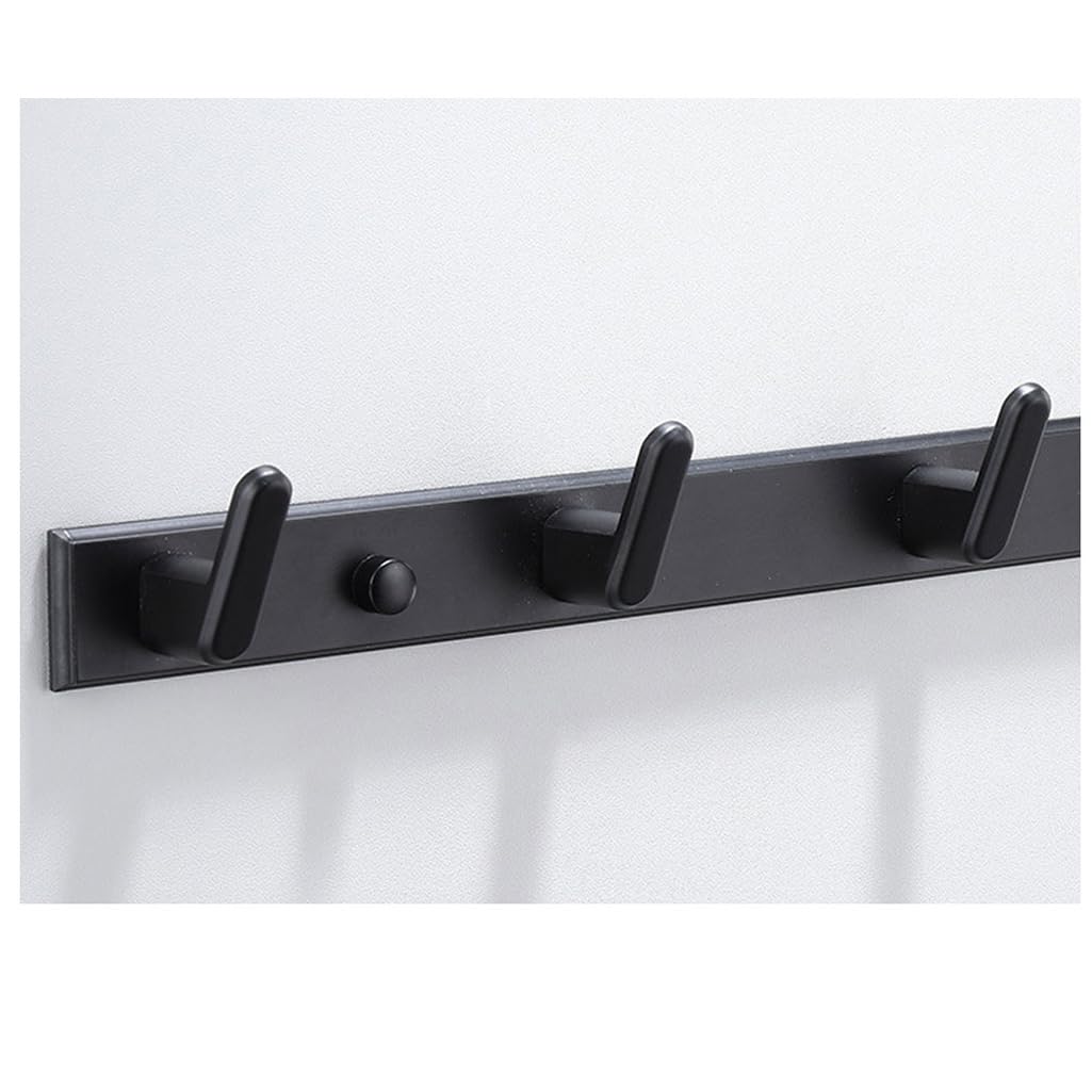 ZHOUXIAO Vintage Metal Coat Rack Wall Mounted with Hooks, Antique Heavy Duty Coat Hook Rail, Hat Robe and Towel Hooks Rack for Bathroom, Entryway, Mudroom 4hook