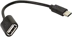 Cabo Adaptador Otg Fêmea Tipo C Type C Pendrive Usb Celular Tablete Notebook