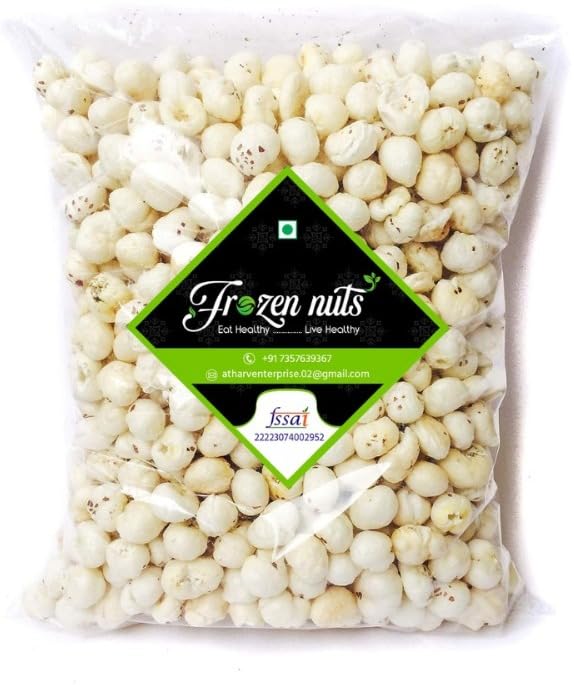FROZEN NUTS High Protein Phool Makhana | 400 GM Pack | Ready to Eat Nashta | Raw Popped Lotus Seeds Makhanas, Healthy Snacks (B0D1CDG8DT) Amazon Price History, Amazon Price Tracker