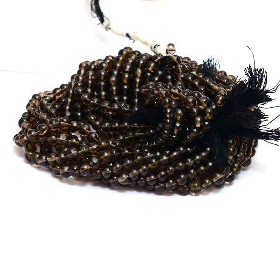Quartz fumé véritable en perles LKBEADS pour joaillerie artisanale haut de gamme