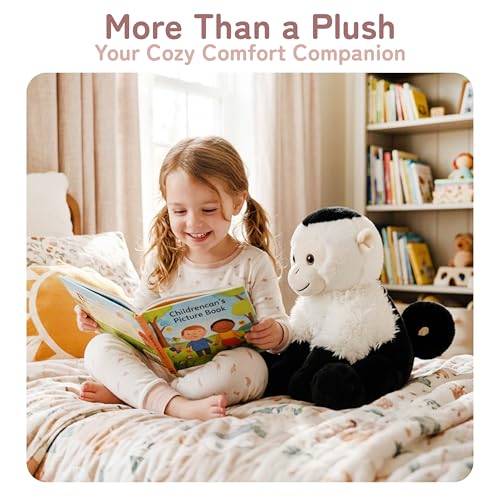 Image of Niuniu Daddy Weighted Stuffed Animals, 14 in 3.5 lbs, Monkey Calming Plush | Heavy sensory lap pad, lying body pillow for sleeping, machine wash, huggable gift for kids and adults