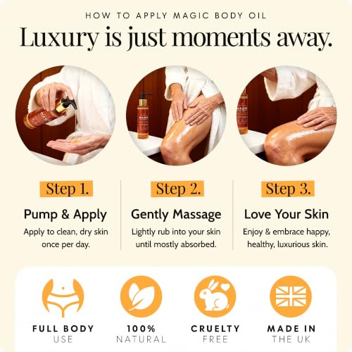 Image of Besque Original Magic Body Oil - Hydrating Body Oils for Women - 3.4 FL OZ
