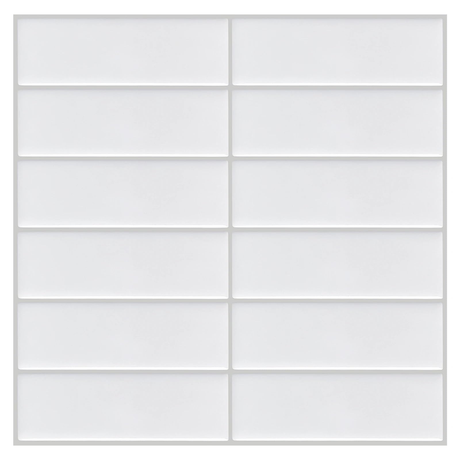 Splashback for Kitchen 5/10sheets The Garage Renovation Self -Sticking Wall Stickers，Peel and Stick Backsplash Subway Tile for Kitchen Bathroom(T80772-10PCS)