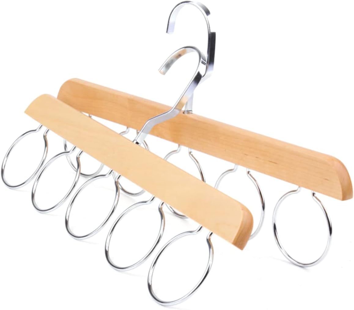 TIDTALEO Necktie Holder Coat Hangers Tie Organizer Racks