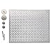 The Beadsmith, Wig Jig, Wig-A-Ma-Jig Deluxe, 4.5 x 5.5 inch Square jig, Includes 30 Metal pegs, Tool for Making Wire findings, Components and Jewelry Designs
