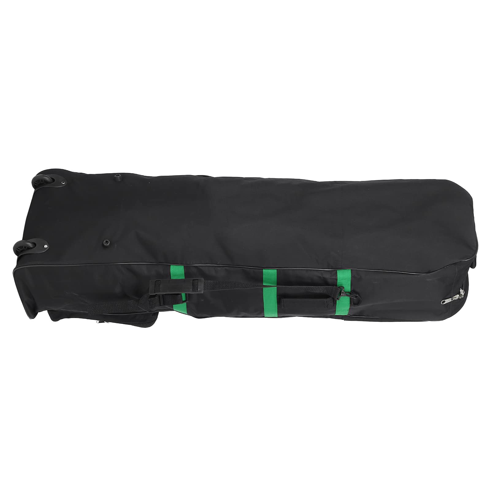 NDNCZDHC Golf Travel Bag, Heavy Duty 600d Polyester Oxford Wear-Resistant Travel Golf Case, Foldable Outdoors Golf Travel Bag with Wheels(Green)