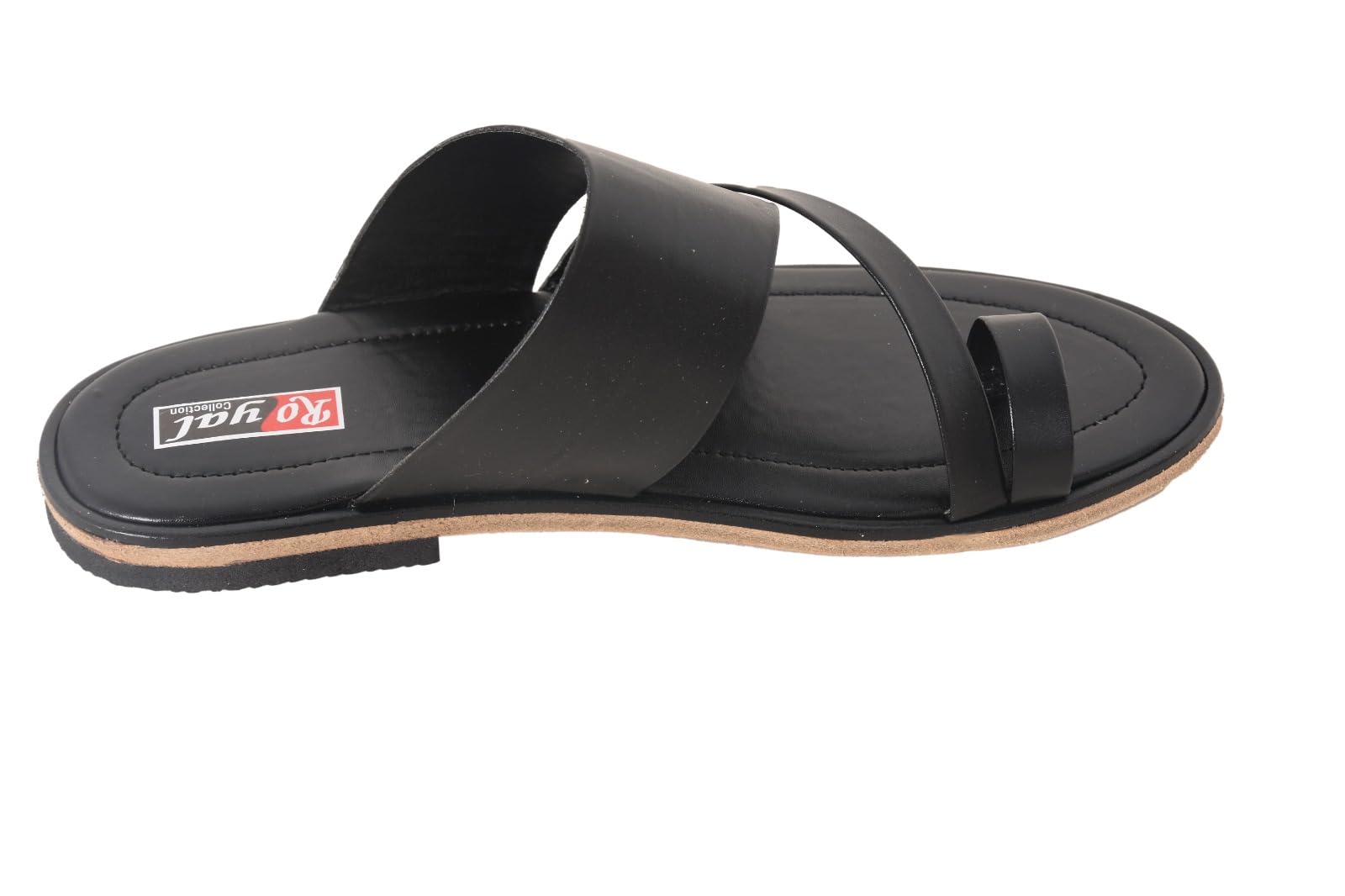 Comfertkart Black Kolhapuri Chappal Sandal Slipper with with Leather Sole | Mens Daily Comfortable Casual Kolhapuris Chappal Handmade Stylish Pure Original Leather Ethinic Wedding (Numeric_8) (B0C7WSNB4C) Amazon Price History, Amazon Price Tracker