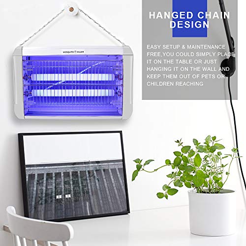 Mosquito Killer LETOUR 20W Electronic Bug Zapper Attracts and Kills Flies, Wasps, Moths, Cockroaches, Beetles and Bugs for Indoor Residential & Commercial Mosquito Killer LETOUR 20W Electronic Bug Zapper Attracts and Kills Flies, Wasps, Moths, Cockroaches, Beetles and Bugs for Indoor Residential & Commercial