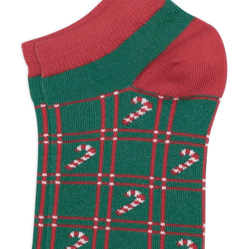 Image of Mint & Oak Low Cut Ankle Women Socks, Christmas Gift Quirky Socks For Friends, Cute Funky Socks, Christmas Secret Santa Gifts For Women