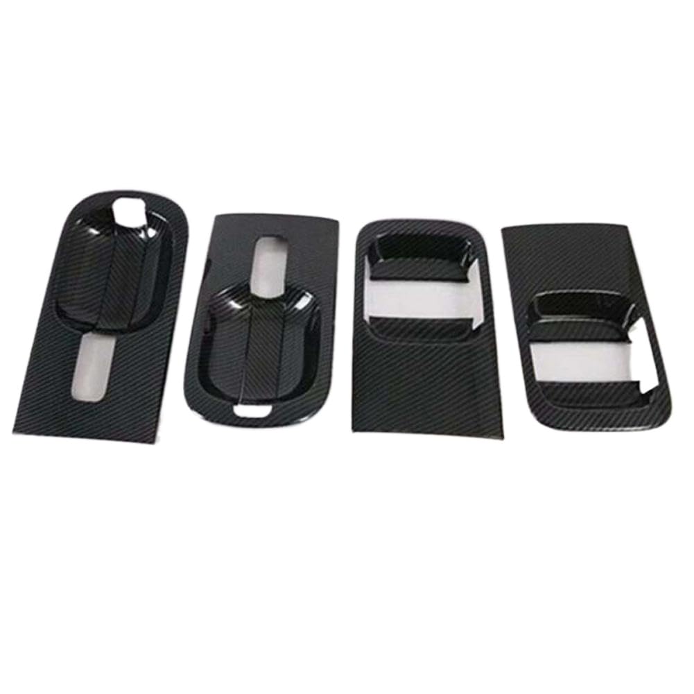 JwYDtmSvp Carbon Fiber Style Door Outer Handle Cover 4 Pieces Compatible with H1 Starex I800 Iload Imax