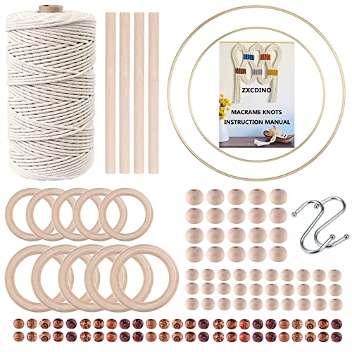 ZXCDINO 119pcs Macrame Kit