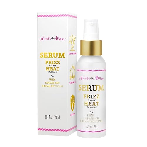 Nicole & Alyssa Hair Serum for Frizzy, Dry, Damaged Hair 3.04 fl oz