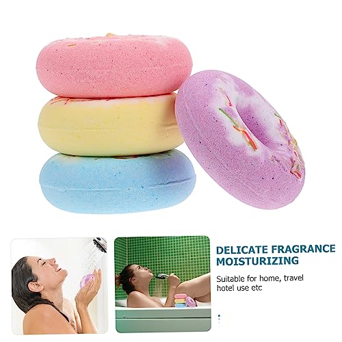 Hoement 4 Pçs Conjunto De Bola De Sal De Banho Conjunto De Presente De Banho Sabonete De Limpeza Pre