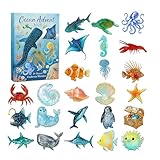 Recuerdos marinos festivos: presenta objetos de colección con temática de, este calendario de cuenta regresiva de Navidad combina diseños vibrantes con funciones divertidas, lo que permite a los usuarios disfrutar de los descubrimientos diarios en las vacaciones; sus distintivos objetos marinos en miniatura lo convierten en una excelente opción para una decoración festiva o para compartir momentos preciosos con familiares y amigos