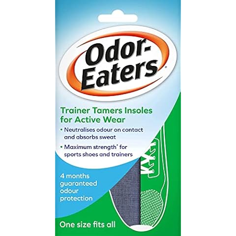 Odor-Eaters, OdourDestroying Super strength insoles for active wear, Trainer Tamers, 2 count, 1 pair Cover