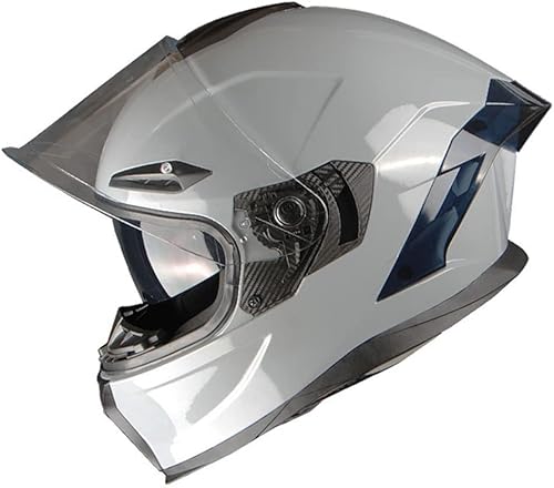 Casco 1Storm. Casco integral modular para motocicleta, con visor desplegable doble y parasol, casco de rostro completo