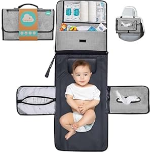 Baby Dyoli Wickelunterlage für Unterwegs mit Wickeltasche