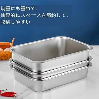 birei　　　ステンレスバット・キッチンポットと青いストライプ皿セット birei ステンレスバット・キッチンポットと青いストライプ皿