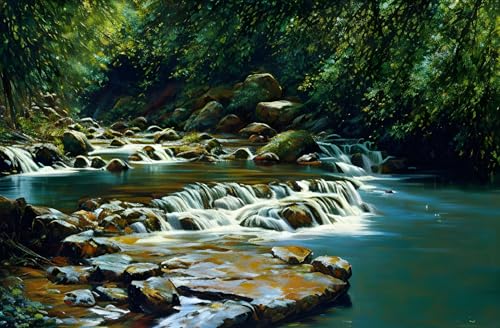 Au bord des rivières de Babylone poster sur toile pour déco bureau zen